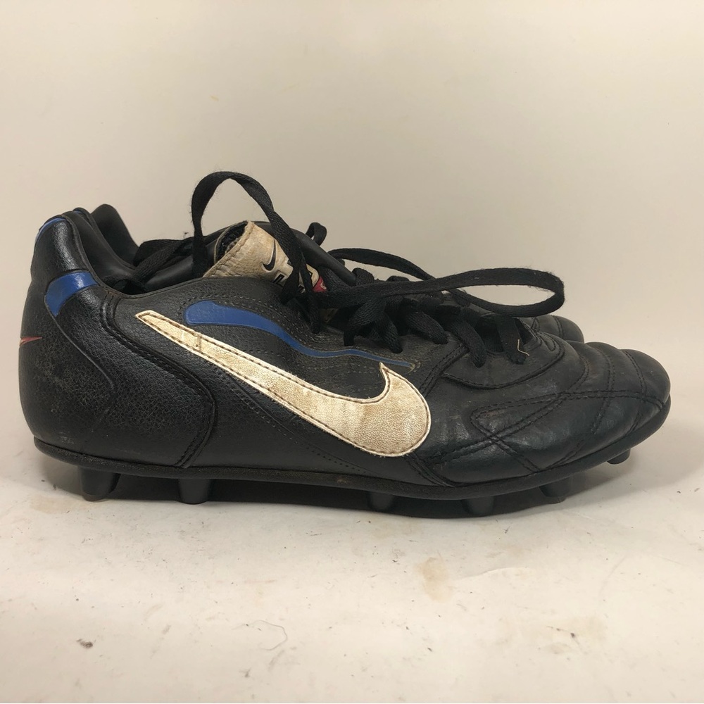 Vintage Nike Tiempo 500 Men’s Leather Soccer Football Cleats Sz 10 117182 012